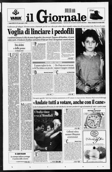 Il giornale : quotidiano del mattino